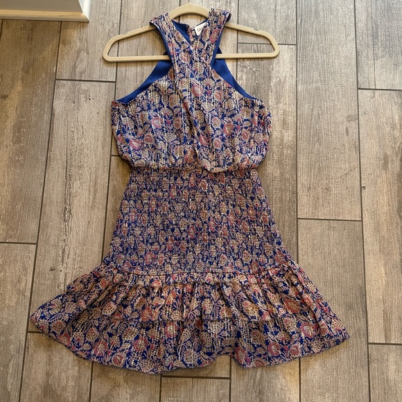 NWT SAYLOR - Ansel Dress In Dahlia Block Print - Picture 4 of 10